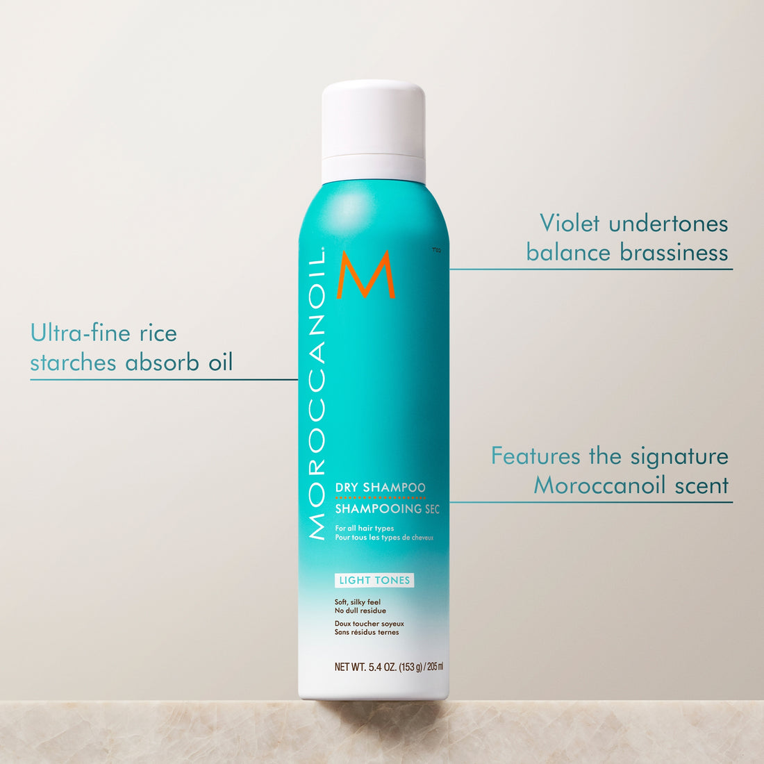Moroccanoil Dry Shampoo Light Tones 5.4 oz