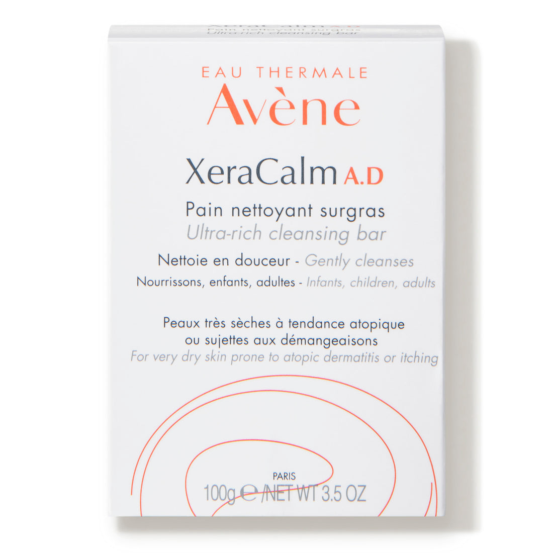 Avène XeraCalm A.D Ultra-Rich Cleansing Bar (3.5 oz.)