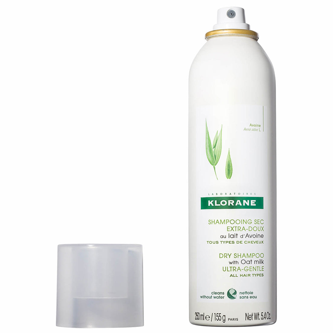 KLORANE Dry Shampoo with Oat Milk - All Hair Types (5.4 oz.)