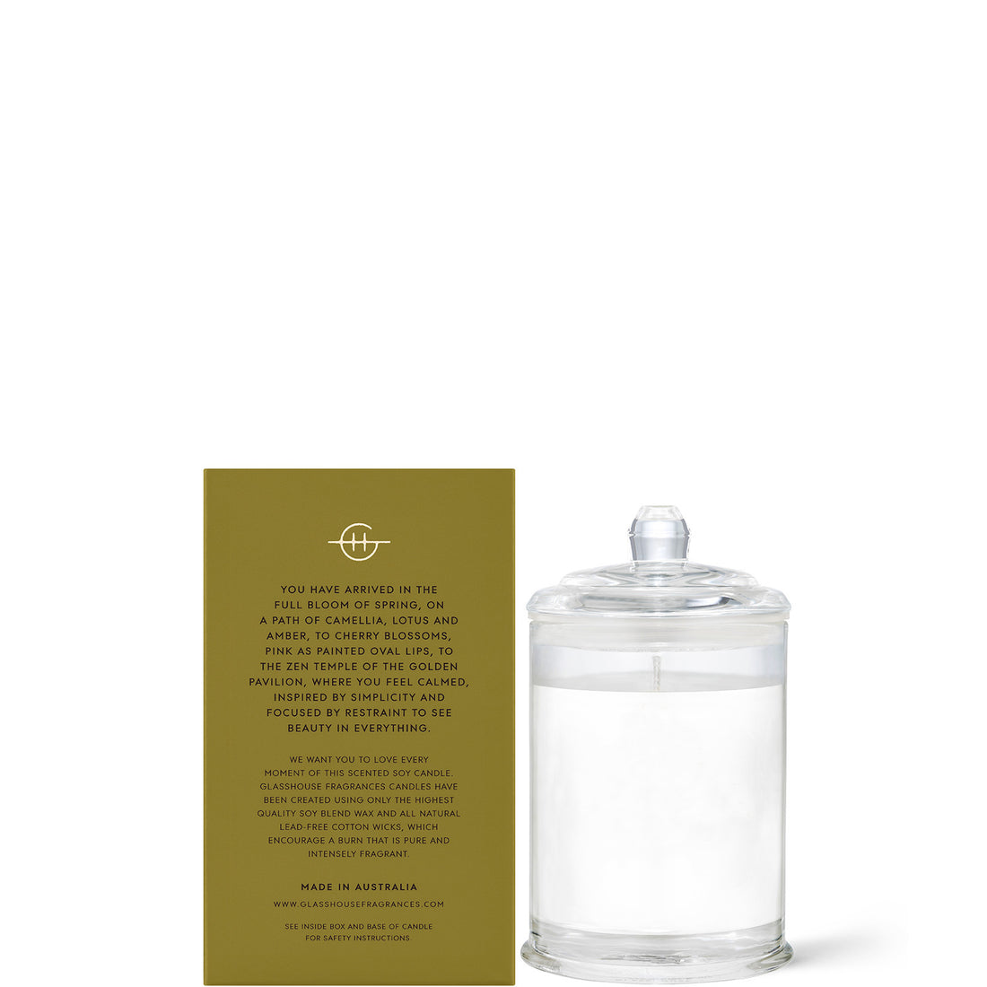 Glasshouse Fragrances Kyoto in Bloom Candle 2.1 oz