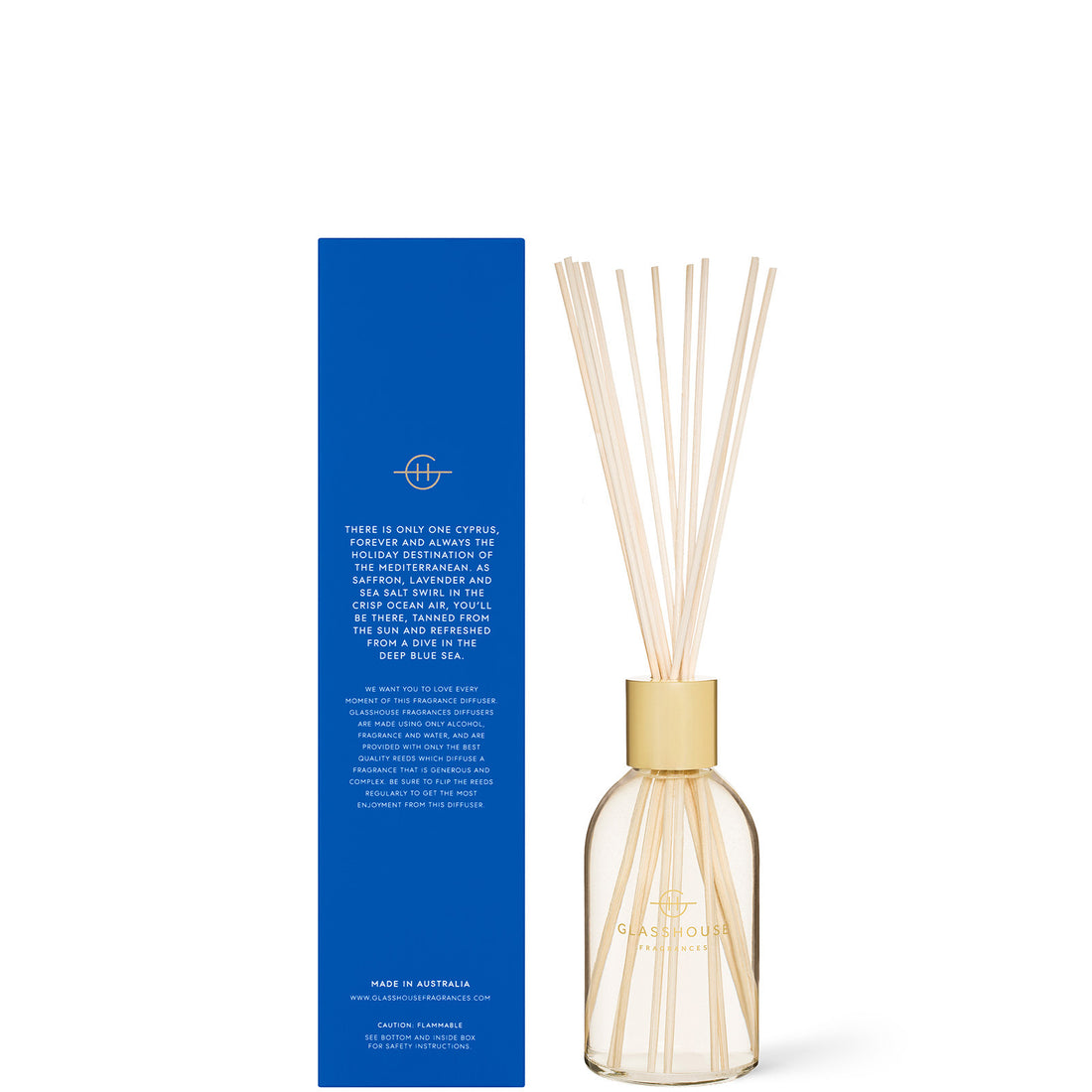 Glasshouse Fragrances Diving into Cyprus Diffuser 8.4 fl. oz