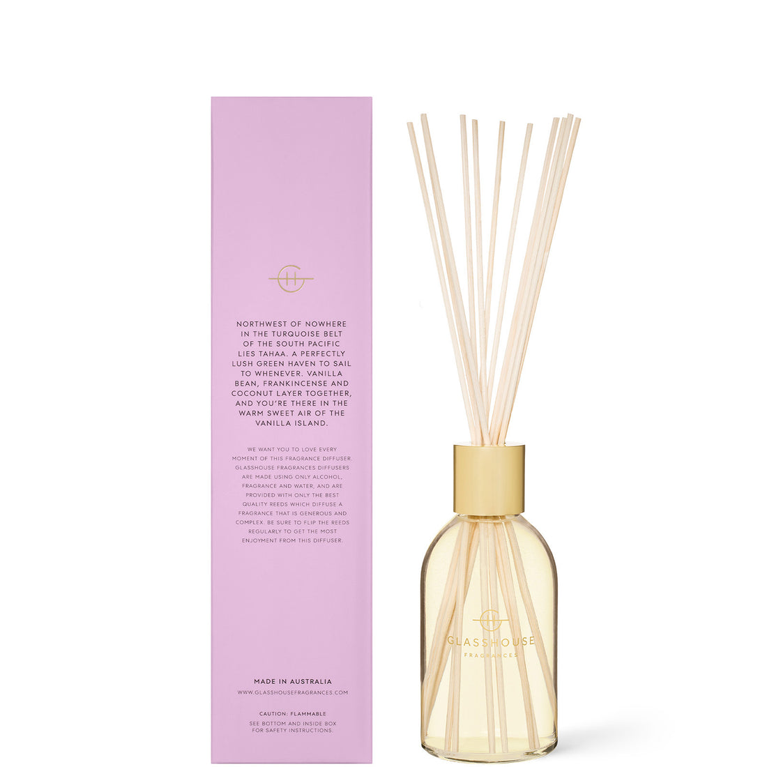 Glasshouse Fragrances A Tahaa Affair Diffuser 8.4 fl. oz
