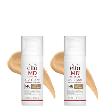 EltaMD Exclusive UV Clear Tinted SPF 46 Broad-Spectrum Duo ($92 Value)