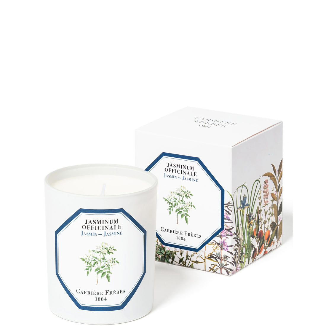 Carrière Frères Scented Candle Jasmine - Jasminum Officinale - 6.5 oz