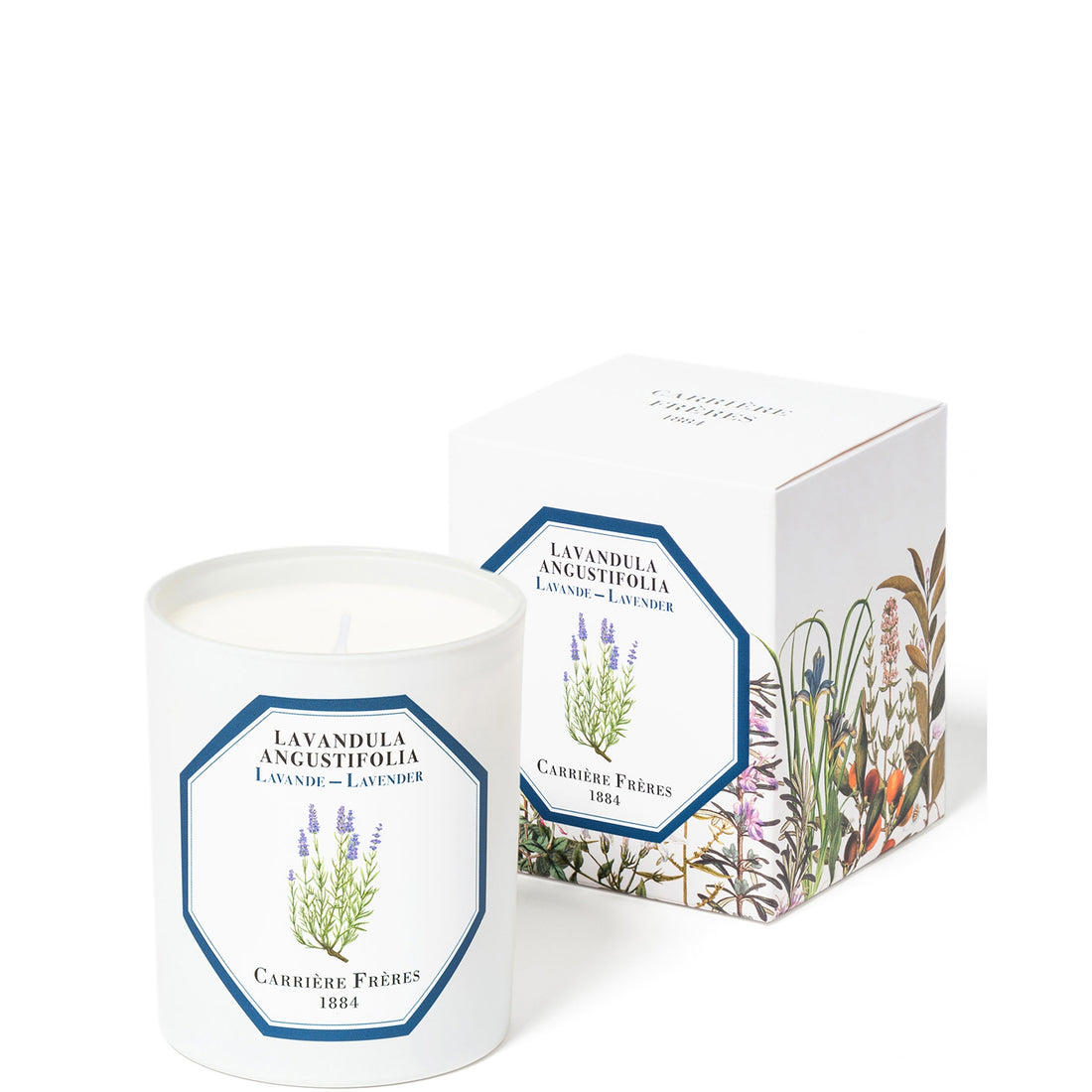Carrière Frères Scented Candle Lavender - Lavandula Angustifolia - 6.5 oz