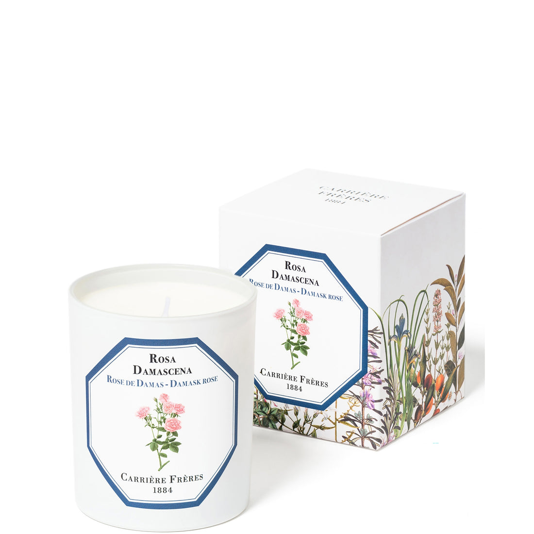 Carrière Frères Scented Candle Damask Rose - Rosa Damascena - 6.5 oz