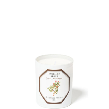 Carrière Frères Scented Candle Sandalwood - Santalum Album - 6.5 oz