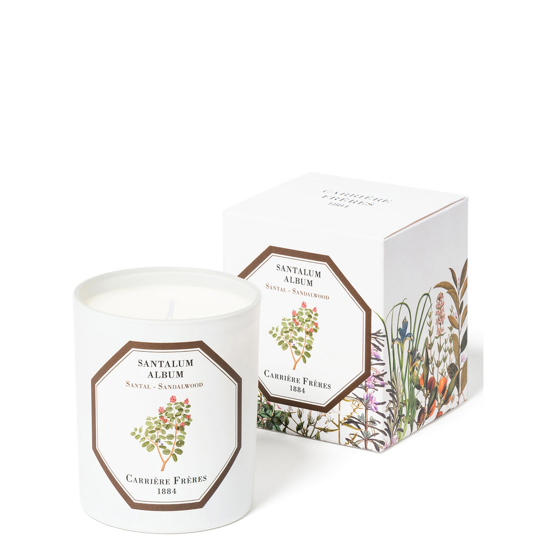 Carrière Frères Scented Candle Sandalwood - Santalum Album - 6.5 oz