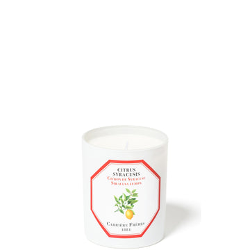 Carrière Frères Scented Candle Siracusa Lemon - Citrus Syracusis - 6.5 oz