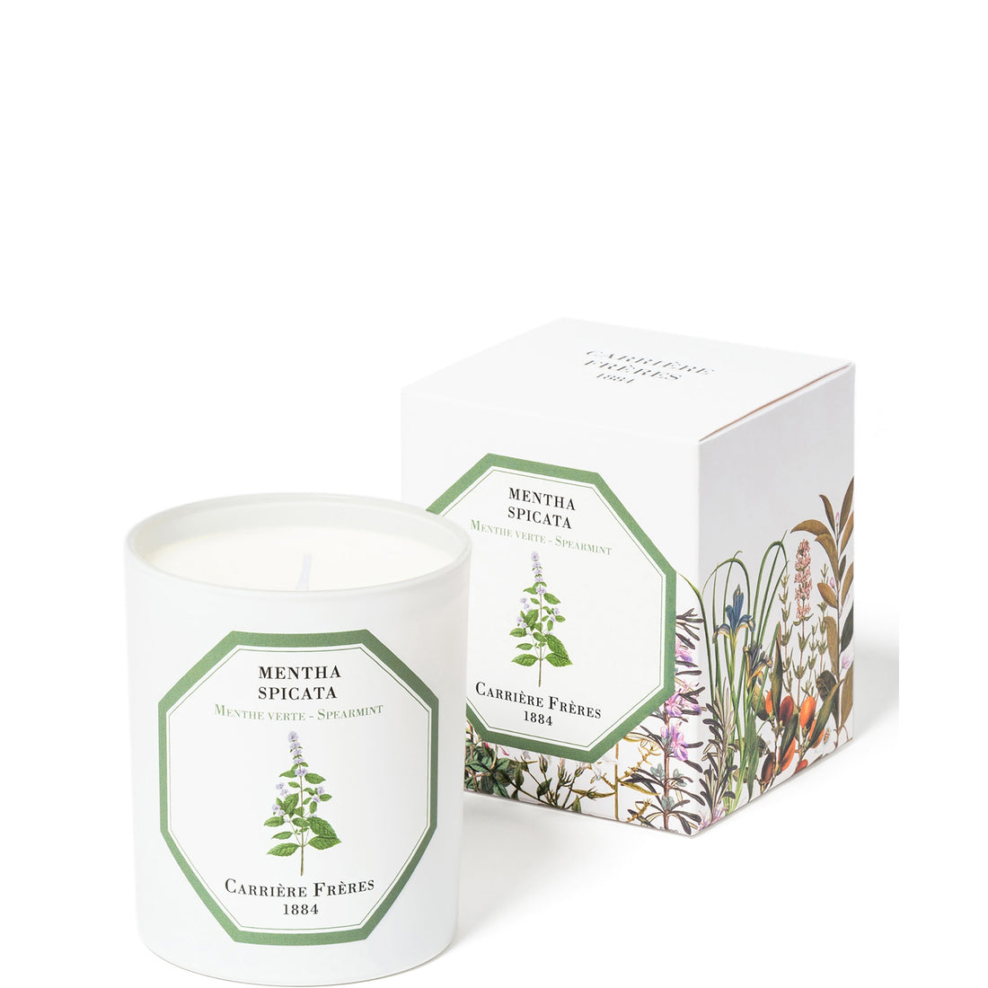 Carrière Frères Scented Candle Spearmint - Mentha Spicata - 6.5 oz
