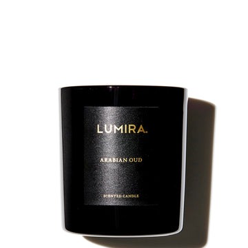 LUMIRA Arabian Oud Black Candle 10.5 oz