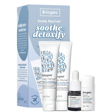 Briogeo Scalp Revival™ Soothe + Detoxify Travel Set for Dry Itchy, Oily Scalp (Worth $38.00)