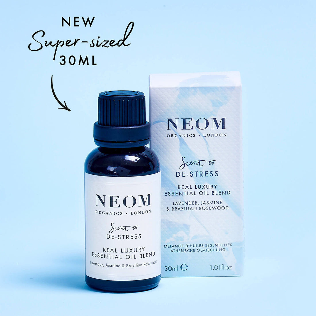 NEOM Real Luxury De-Stress Essential Oil Blend 1 fl. oz