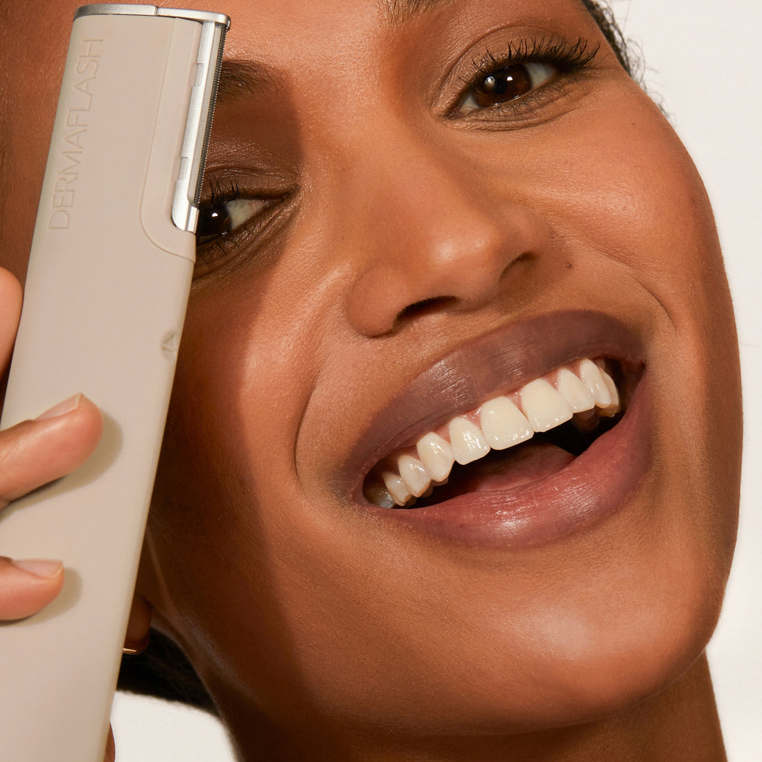 DERMAFLASH Luxe+ Advanced Sonic Dermaplaning and Peach Fuzz Removal - Stone