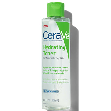 CeraVe Hydrating Toner for Face with Hyaluronic Acid, Niacinamide, and Ceramides (6.8 fl. oz.)
