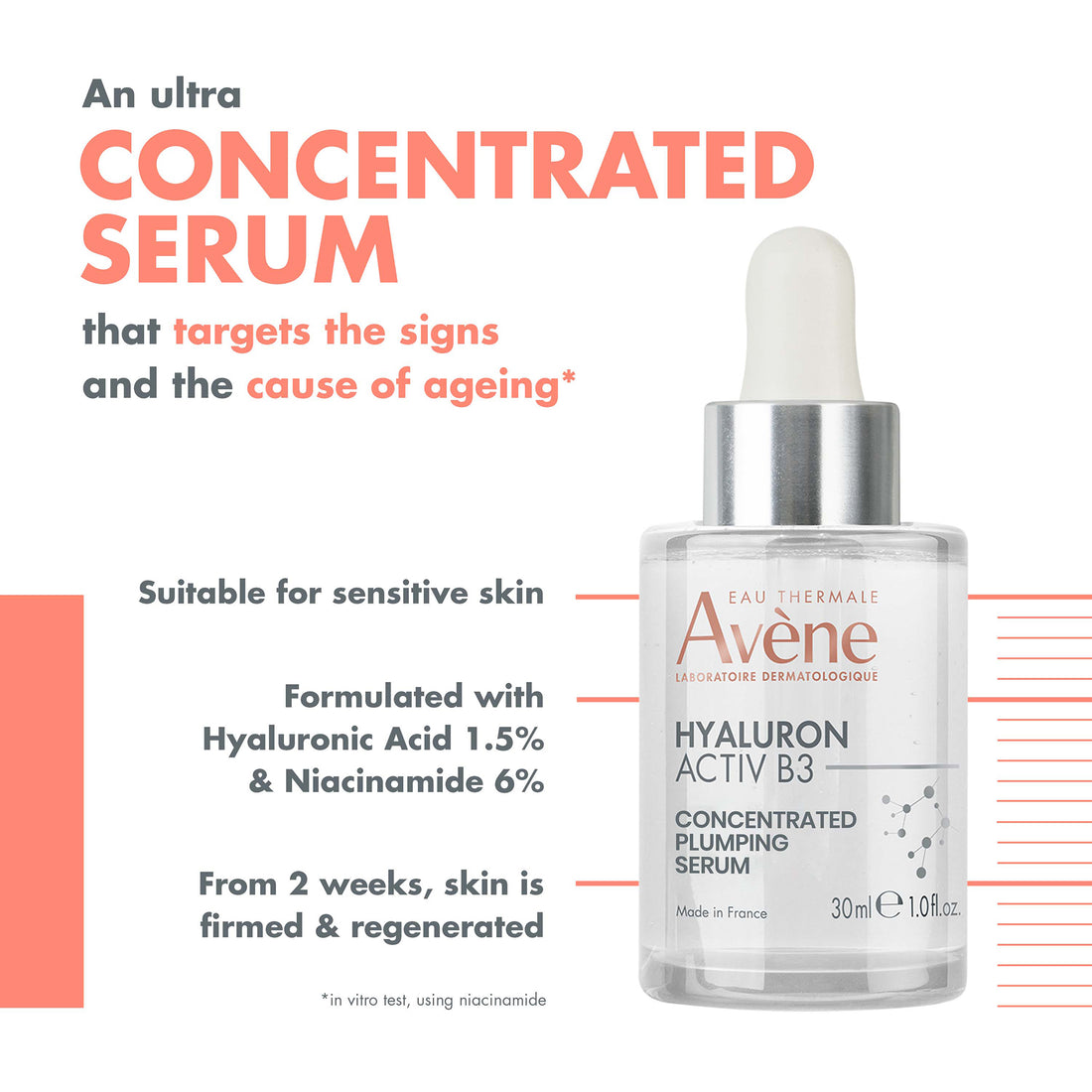 Avène Hyaluron Activ B3 Concentrated Plumping Serum (1 oz.)