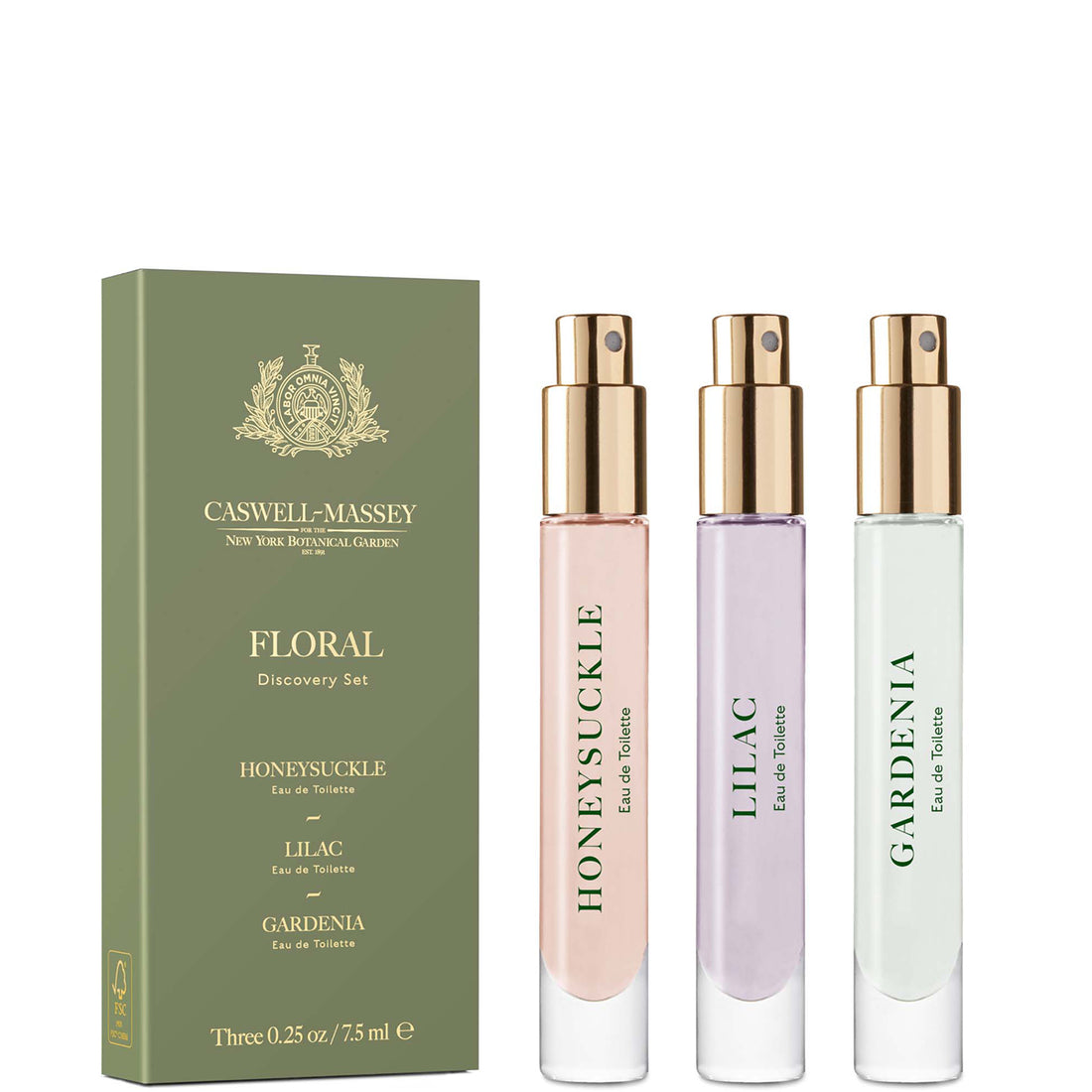 Caswell-Massey Floral Trio Eau de Toilette Discovery Set (Worth $125.00)