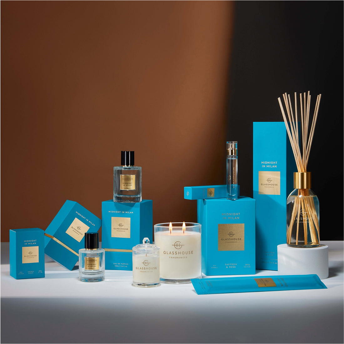 Glasshouse Fragrances Midnight in Milan Diffuser 8.4 fl. oz