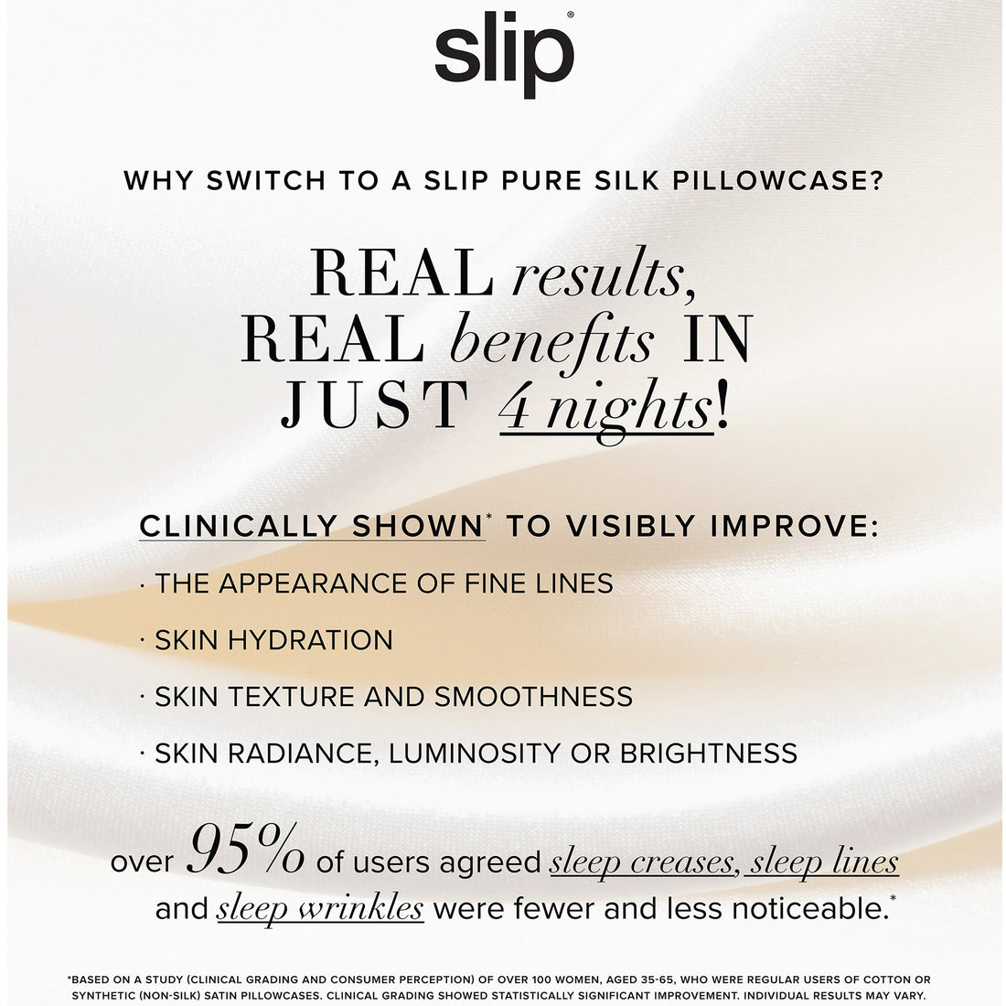 Slip Pure Silk Queen Pillowcase- Petal