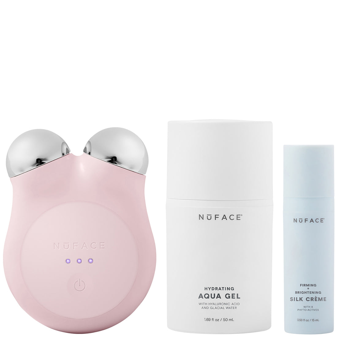 NuFACE Mini+ Starter Kit and Aqua Gel Bundle (Worth $340.00)
