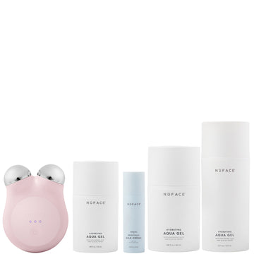 NuFACE Mini+ Starter Kit and Aqua Gel Bundle (Worth $340.00)