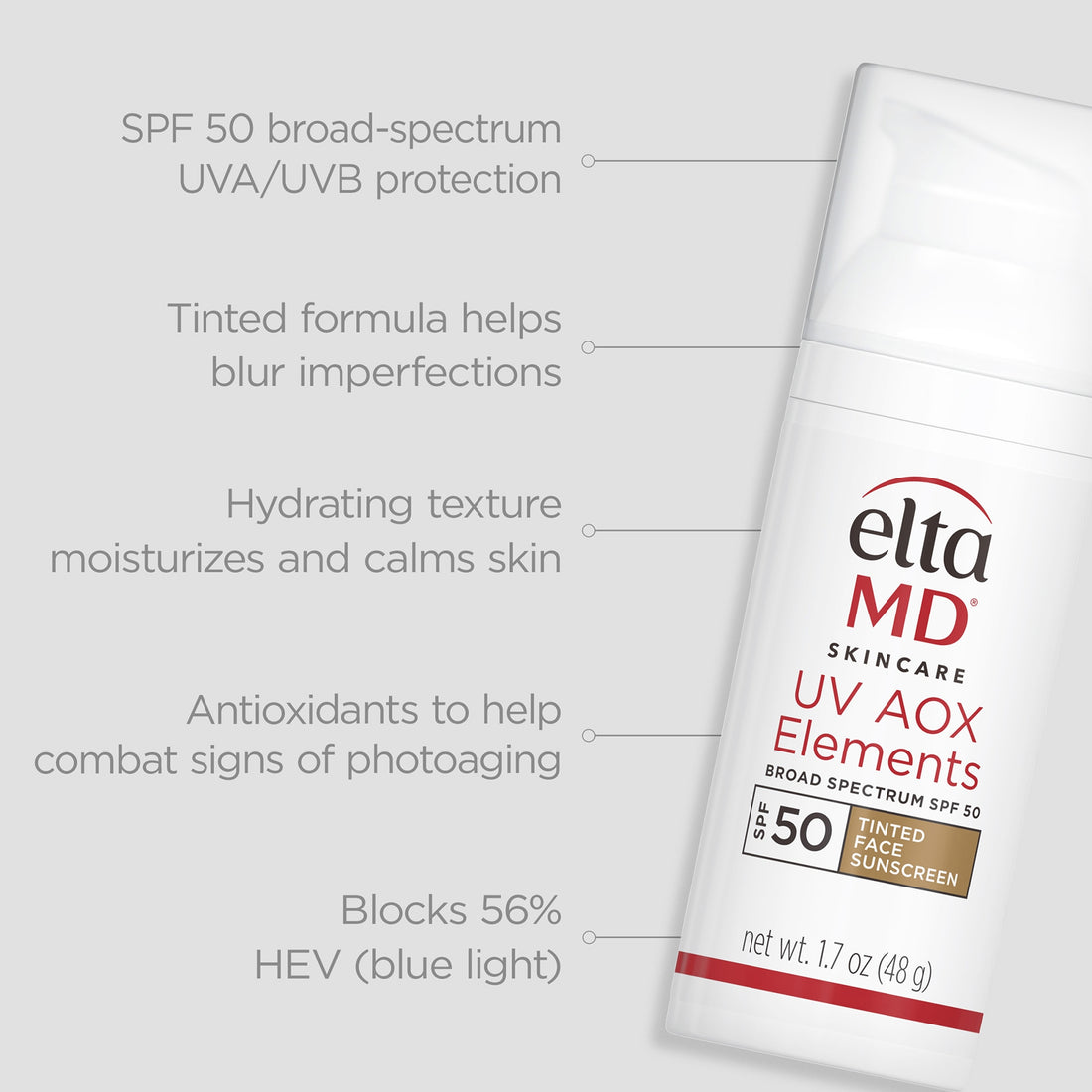 EltaMD UV AOX Elements Broad-Spectrum SPF 50 (1.7 fl. oz.)