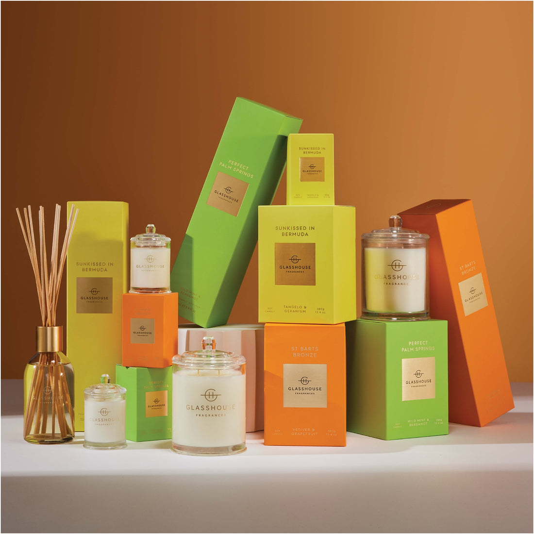 Glasshouse Fragrances St. Barts Bronze Fragrance Diffuser 250g