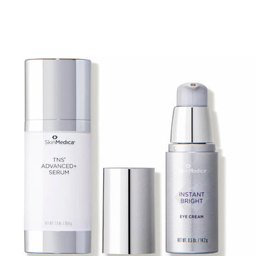 SkinMedica TNS Advanced+ and Instant Bright Eye Cream Duo