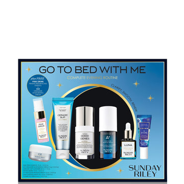 Sunday Riley Go to Bed with Me Complete Anti-Ageing Evening Skincare Set