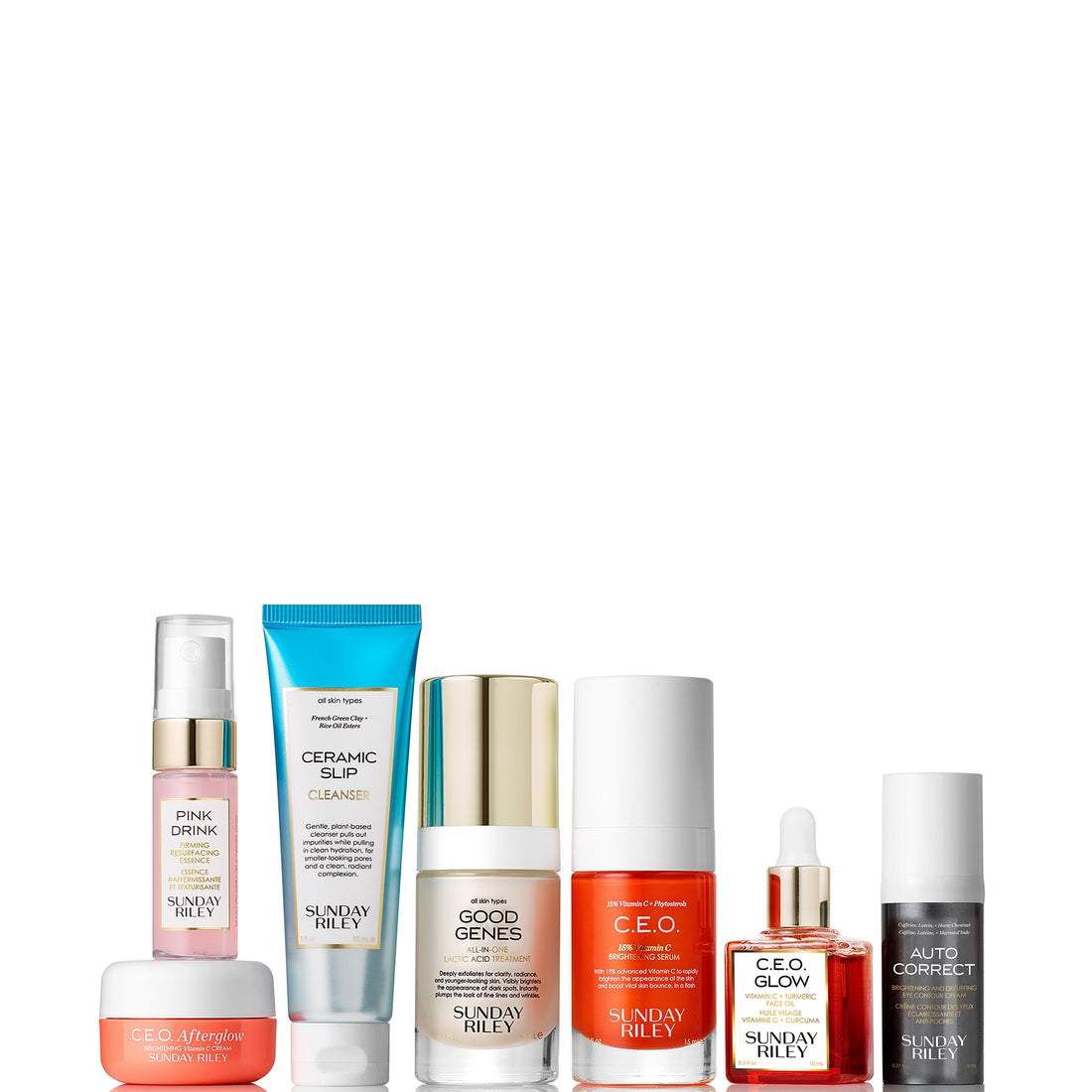 Sunday Riley Wake up with Me Complete Brightening Morning Skincare Set