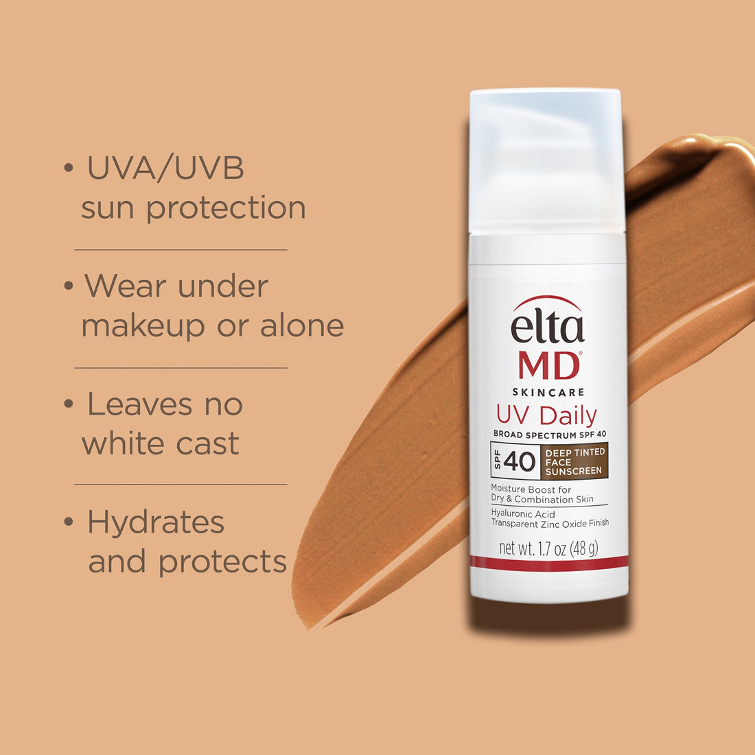 EltaMD UV Daily Broad-Spectrum SPF 40- Deep Tinted