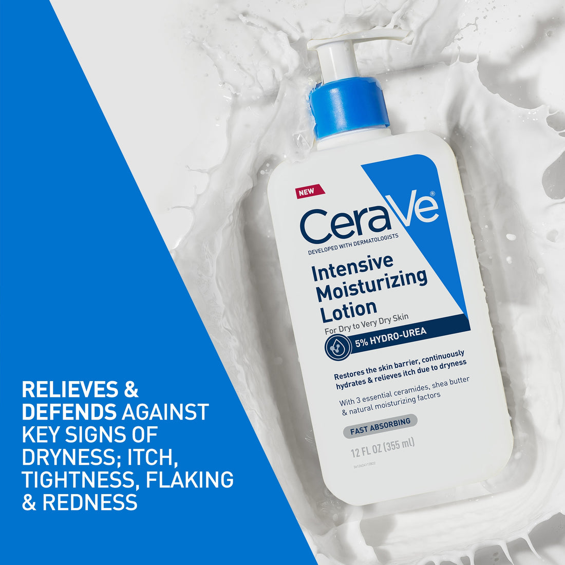 CeraVe Intensive Moisturising Lotion for Dry to Very Dry Skin (12 fl. oz.)