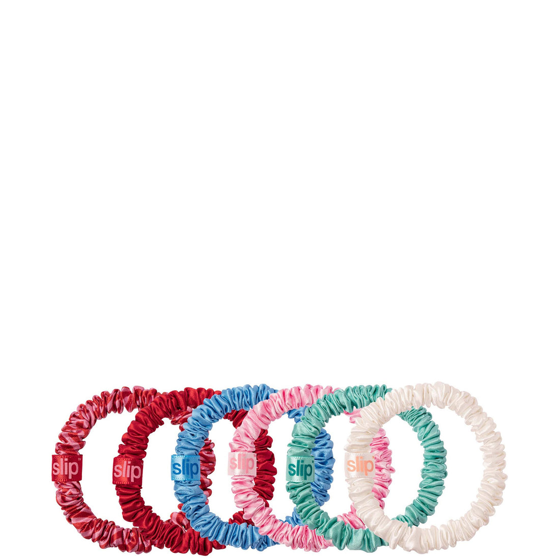 Slip Skinny Scrunchies & Complimentary Pouch - High Tide
