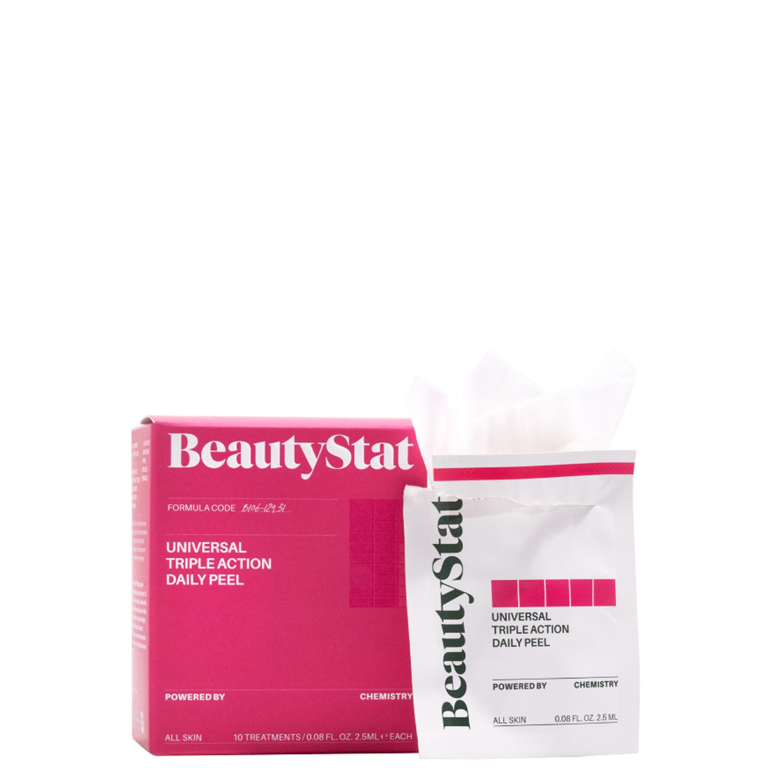 BeautyStat Universal Triple Action Peel Pads 10 Pack