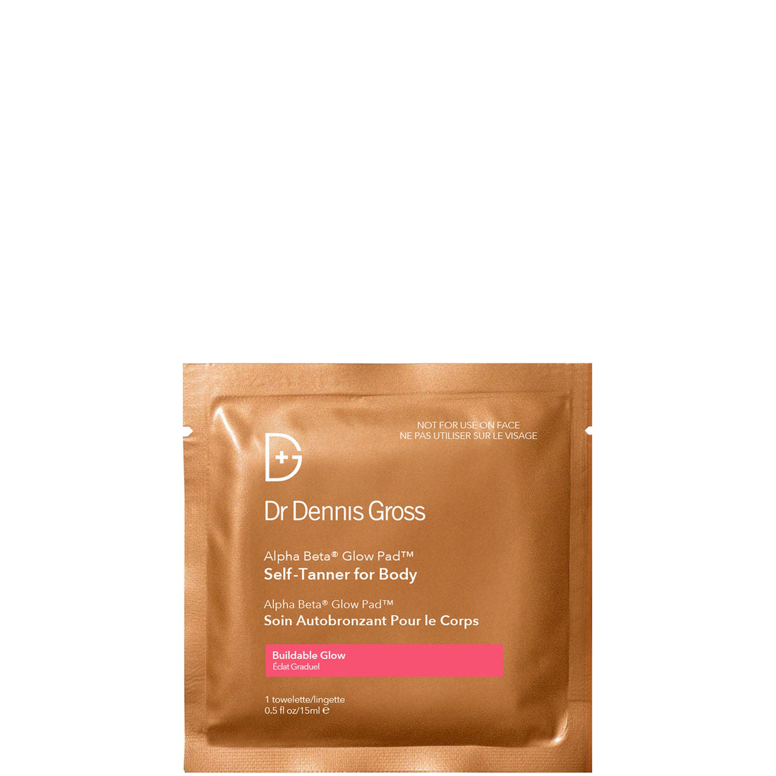 Dr Dennis Gross Skincare Alpha Beta Glow Pad Self-Tanner for Body (8 Pack)