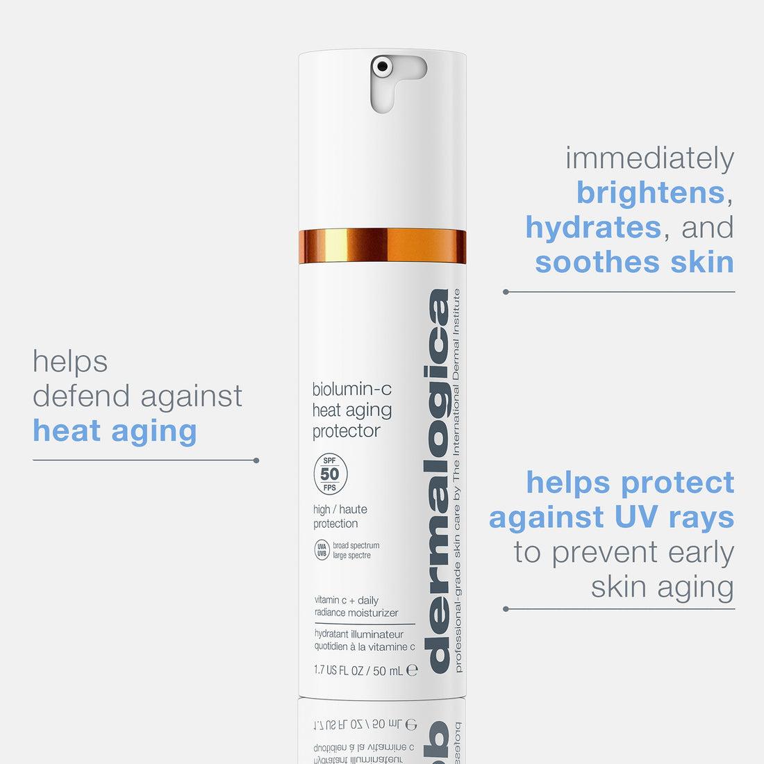 Dermalogica BioLumin-C Heat Aging Protector SPF50 1.7 fl. Oz.