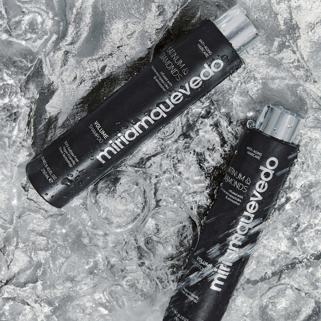 Miriam Quevedo Platinum & Diamonds Volume Shampoo, US NET 8.45 FL. OZ.