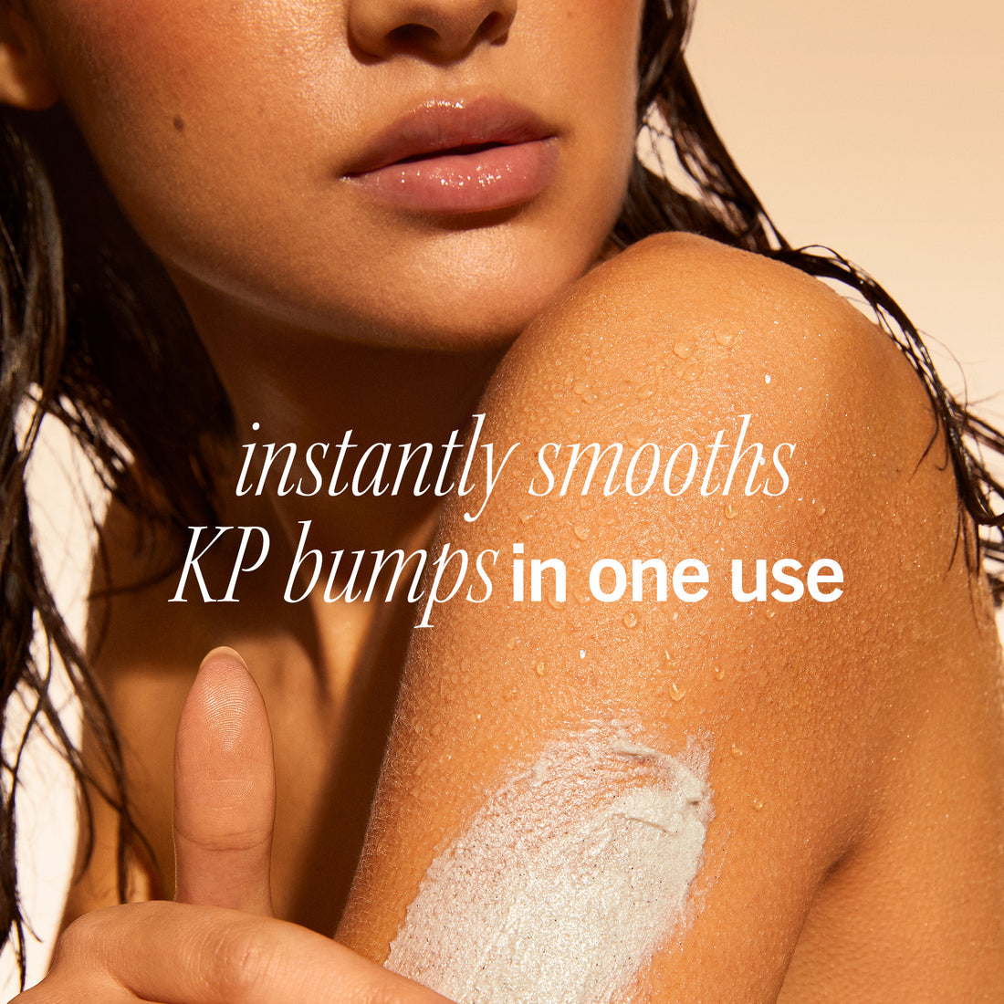 First Aid Beauty KP Bump Eraser Body Scrub with 10% AHA 2oz - Peach