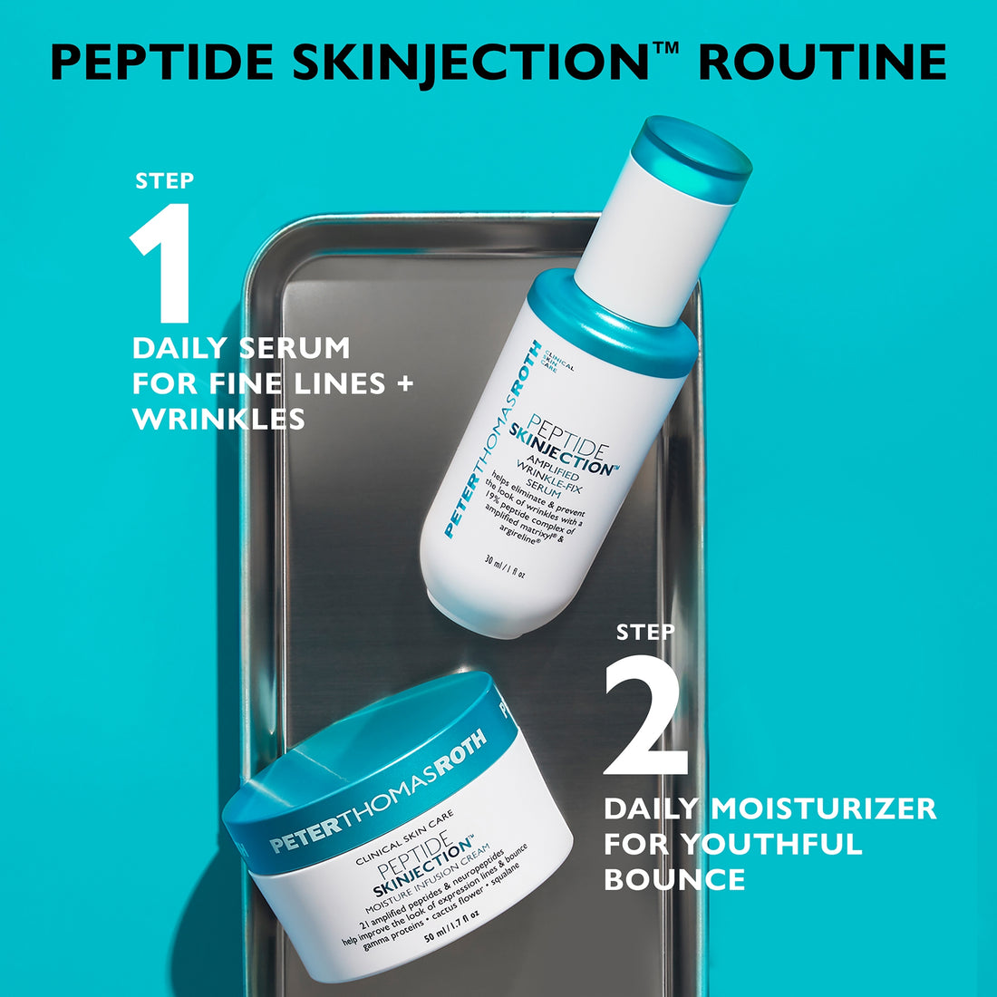 Peter Thomas Roth Full-Size Peptide Skinjection™ Stars 2-Piece Line-Smoothing Kit