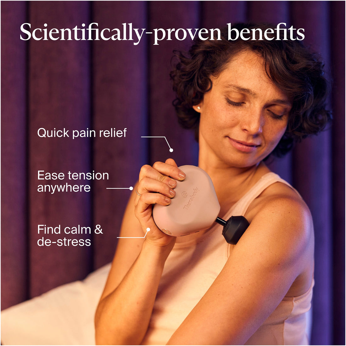 Theragun Mini Portable Massage Gun - Desert Rose (3rd Generation)