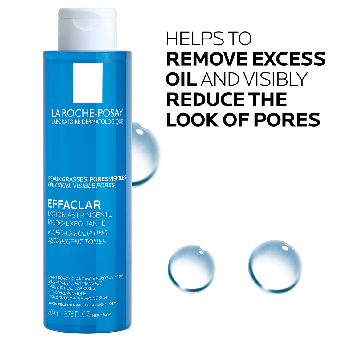 La Roche-Posay Effaclar Toner Astringent Lotion Micro-Exfoliant (6.76 fl. oz.)