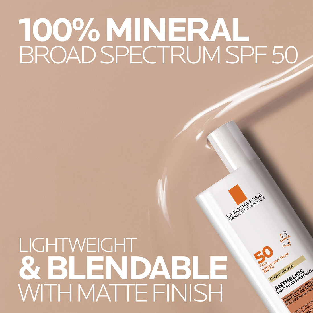 La Roche-Posay Anthelios Tinted Mineral Light Fluid SPF 50 (Various Shades)