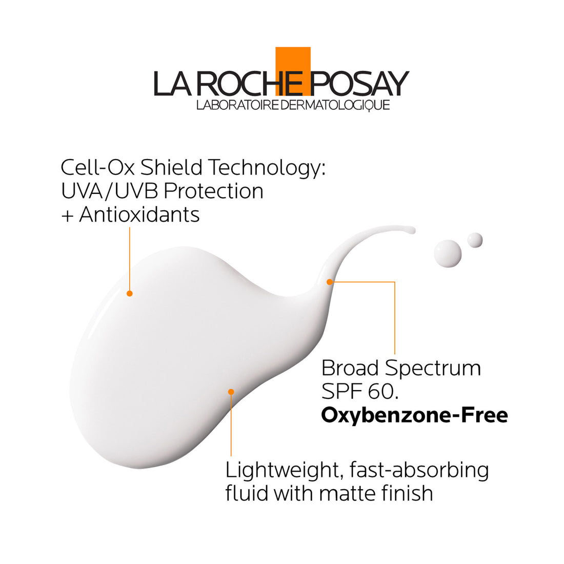 La Roche-Posay Anthelios Ultra Light Fluid Face Sunscreen Broad Spectrum SPF 60 (1.7 fl. oz.)