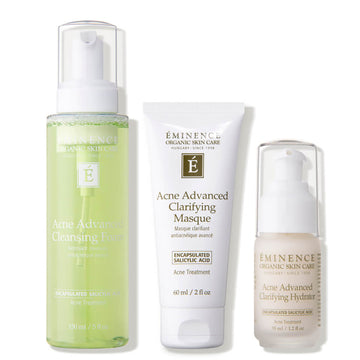 Eminence Organic Skin Care Acne Advanced 3-Step Treatment System Kit