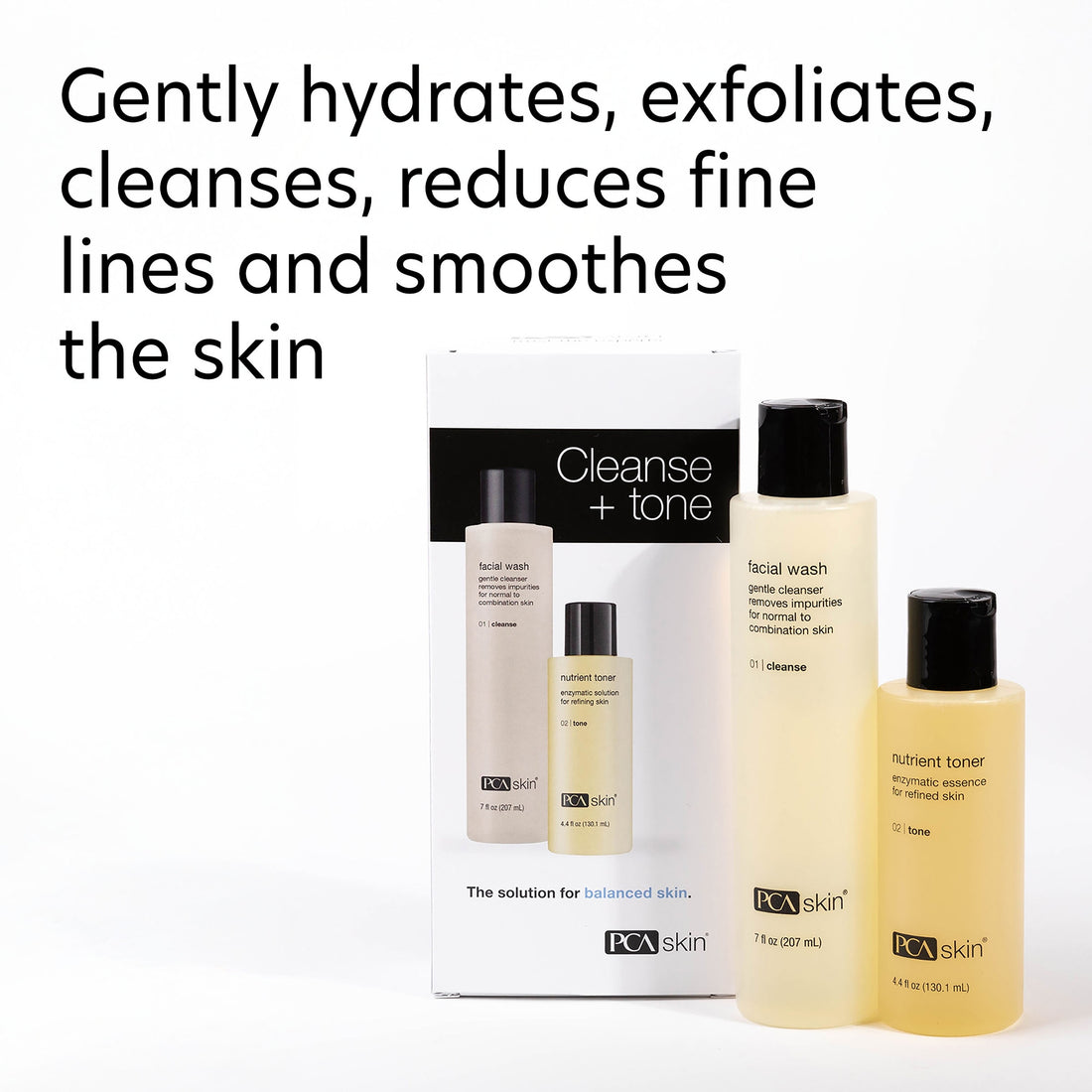PCA SKIN Exclusive Cleanse and Tone Duo ($86 Value)