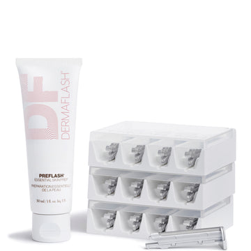 DERMAFLASH The Essentials and Sonic Dermaplaning Refill Kit - 12 Week Supply