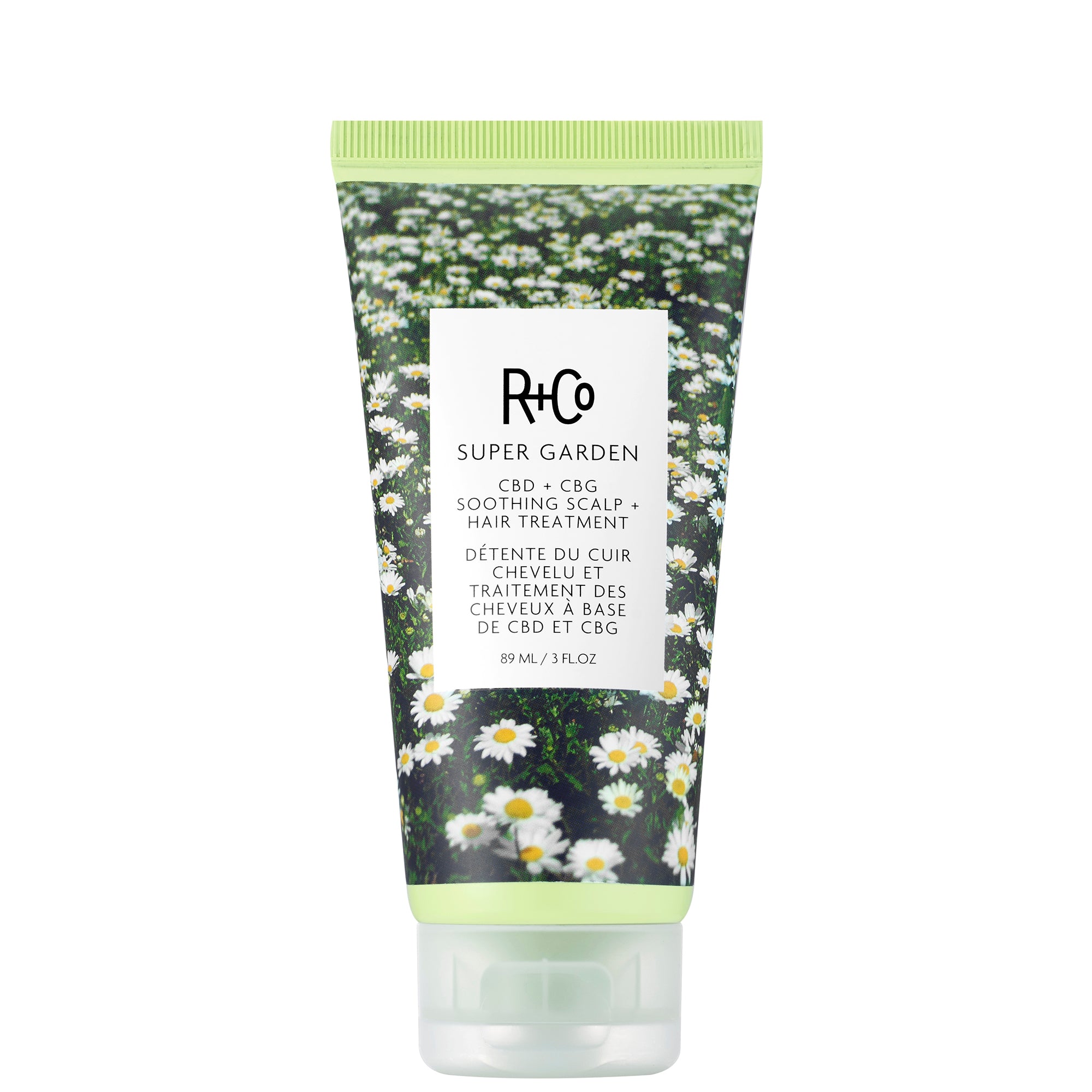 R+Co Super Garden CBD + CBG Soothing Scalp and Hair Treatment 3 oz