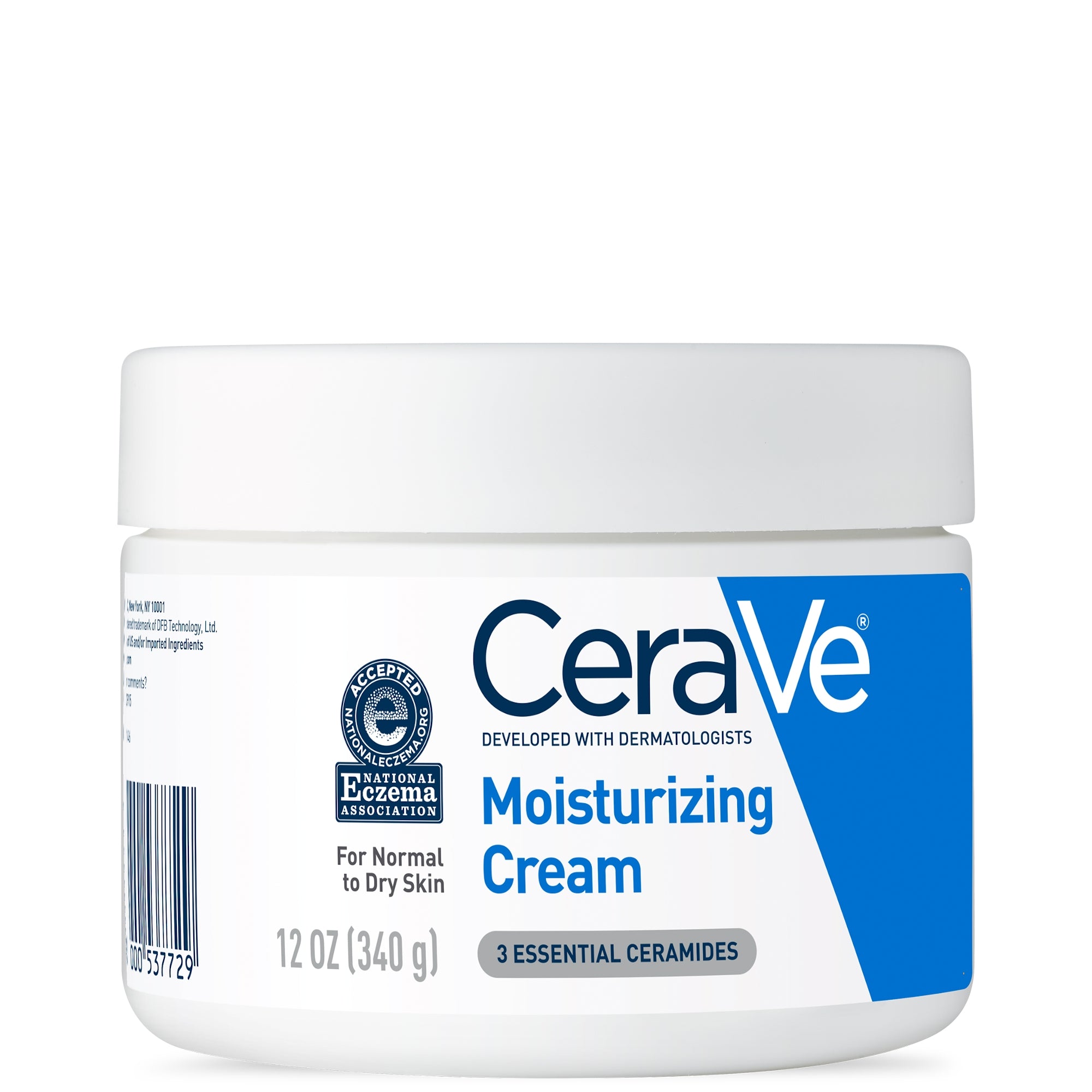 CeraVe Moisturizing Cream Body and Face Moisturizer for Dry Skin (12 fl. oz)