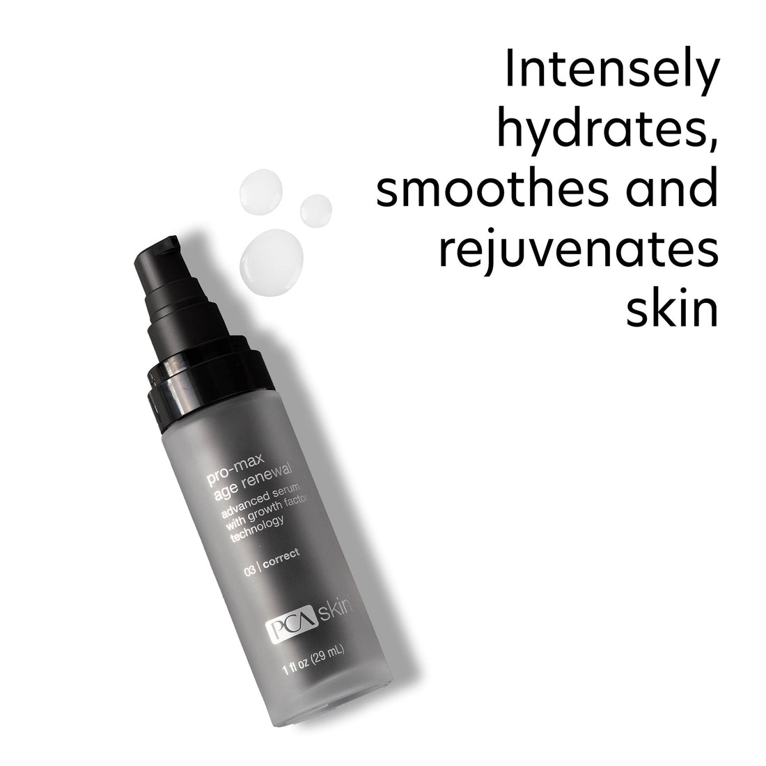 PCA SKIN Pro-Max Age Renewal Advanced Anti-Aging Serum with Micro Growth Factor Technology 1 oz