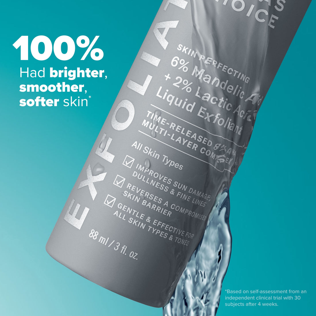 Paula's Choice Skin Perfecting 6% Mandelic Acid and 2% Lactic Acid Liquid Exfoliant 88ml